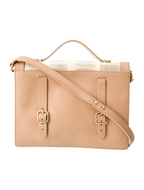 Loeffler Randall Leather Top Handle Bag