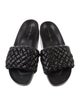 Loeffler Randall Leather Braided Accents Slides