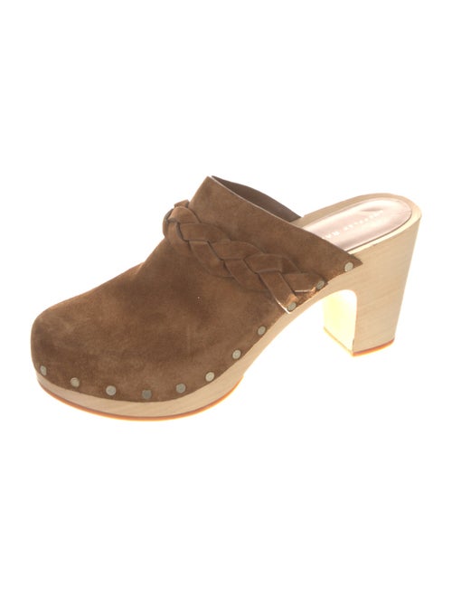 Loeffler Randall Suede Studded Accents Mules