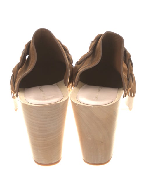 Loeffler Randall Suede Studded Accents Mules