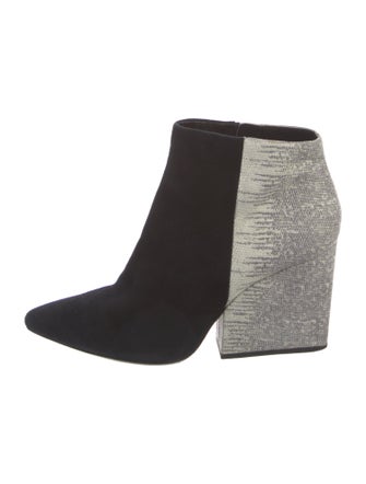 Loeffler Randall Suede Printed Boots