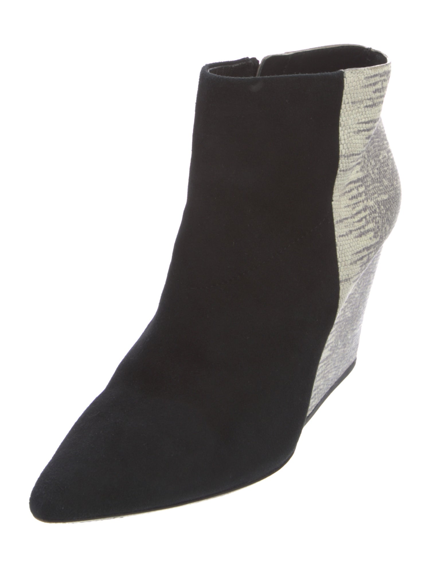 Loeffler Randall Suede Printed Boots