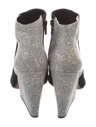 Loeffler Randall Suede Printed Boots