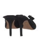 Loeffler Randall Suede Ruffle Embellishment Mules
