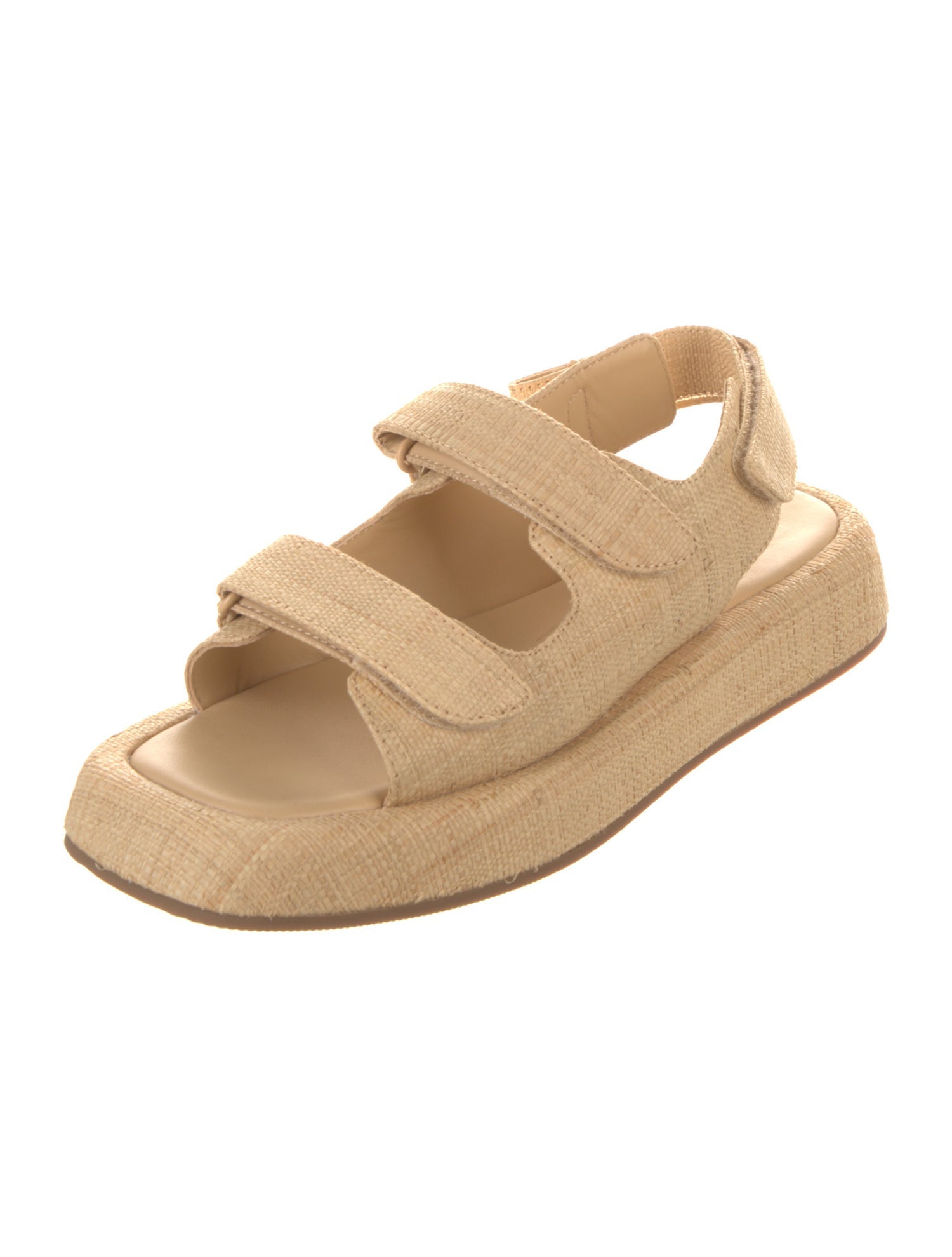 Loeffler Randall Straw Sandals w/ Tags