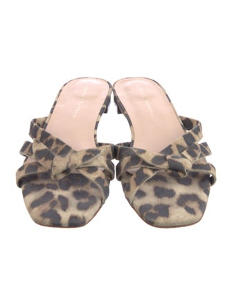 Loeffler Randall Suede Printed Mules