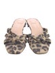 Loeffler Randall Suede Printed Mules
