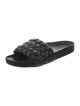 Loeffler Randall Leather Braided Accents Slides