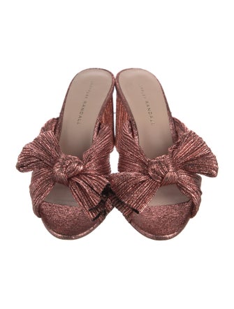 Loeffler Randall Bow Accents Slides