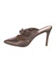 Loeffler Randall Printed Bow Accents Mules