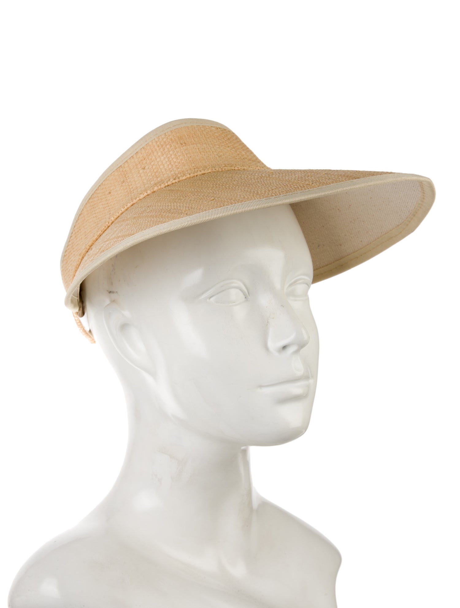Loeffler Randall raffia visor hat w/ Tags