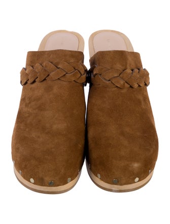 Loeffler Randall Suede Studded Accents Mules