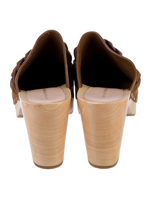 Loeffler Randall Suede Studded Accents Mules