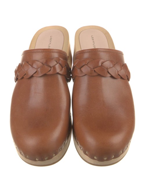 Loeffler Randall Leather Studded Accents Mules