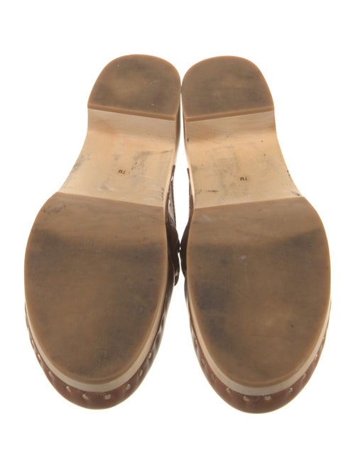 Loeffler Randall Leather Studded Accents Mules