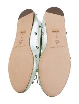 Loeffler Randall Mesh Crystal Embellishments Slingback Flats