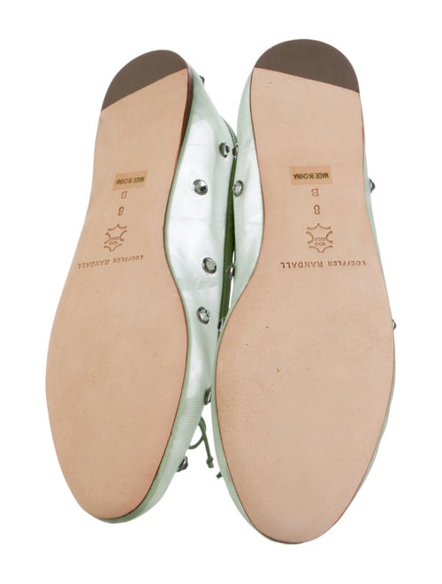 Loeffler Randall Mesh Crystal Embellishments Slingback Flats