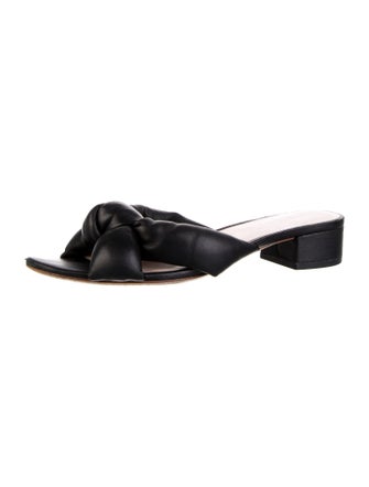 Loeffler Randall Leather Slides