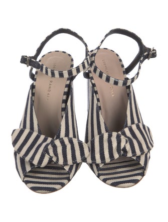 Loeffler Randall Canvas Striped Sandals