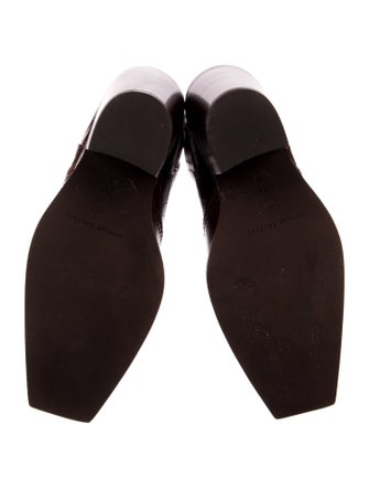 Loeffler Randall Embossed Leather Riding Boots