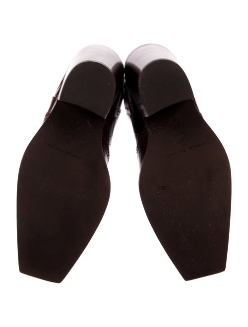 Loeffler Randall Embossed Leather Riding Boots