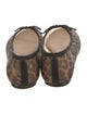 Loeffler Randall Mesh Animal Print Ballet Flats