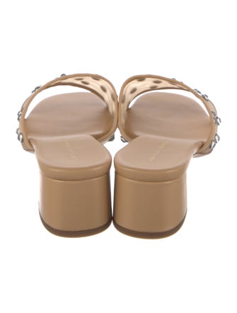 Loeffler Randall Mesh Crystal Embellishments Slides