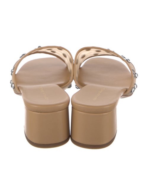 Loeffler Randall Mesh Crystal Embellishments Slides