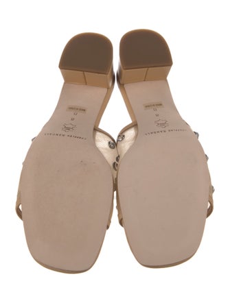 Loeffler Randall Mesh Crystal Embellishments Slides