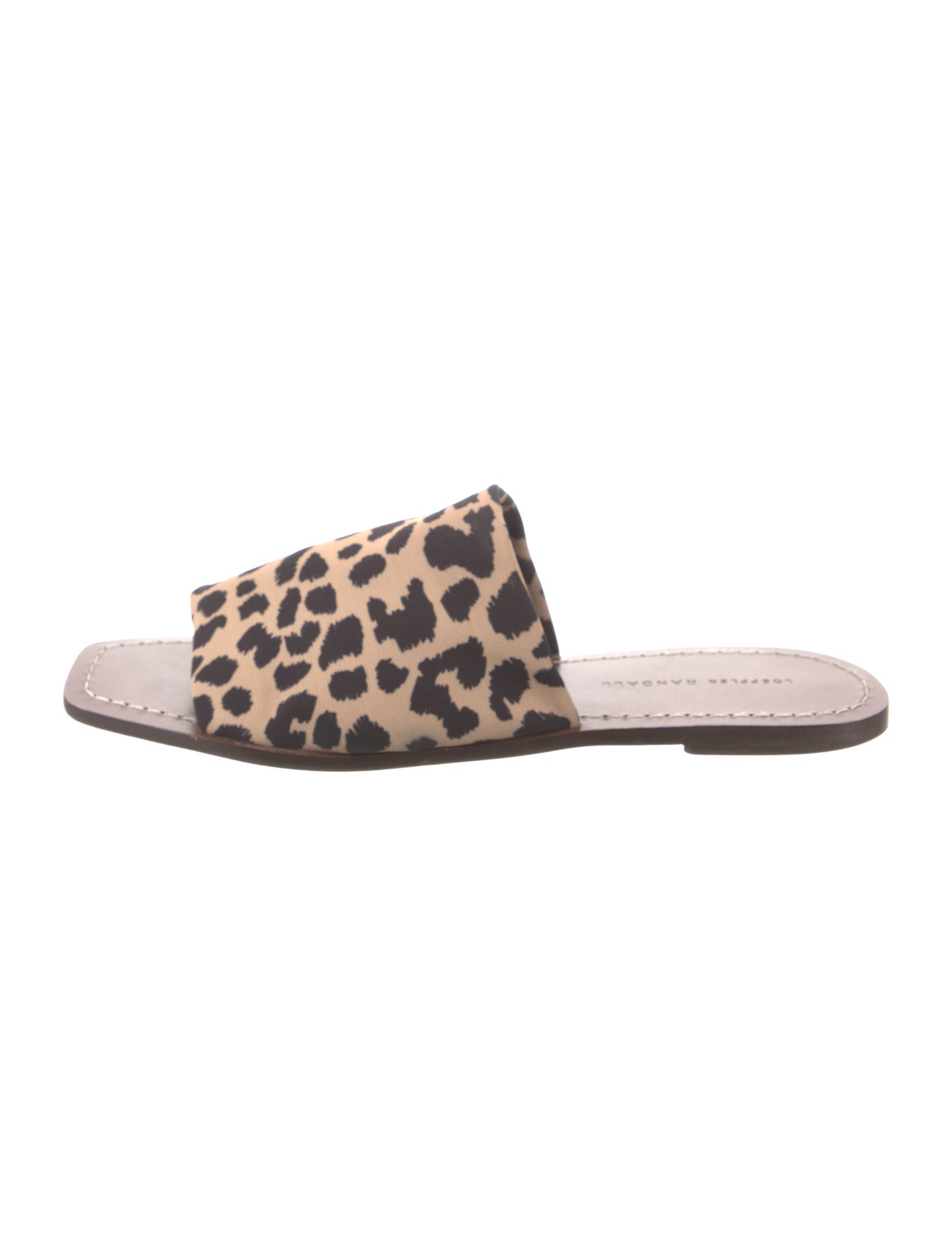 Loeffler Randall Animal Print Slides
