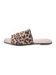 Loeffler Randall Animal Print Slides