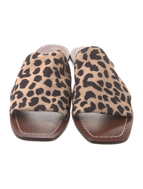 Loeffler Randall Animal Print Slides