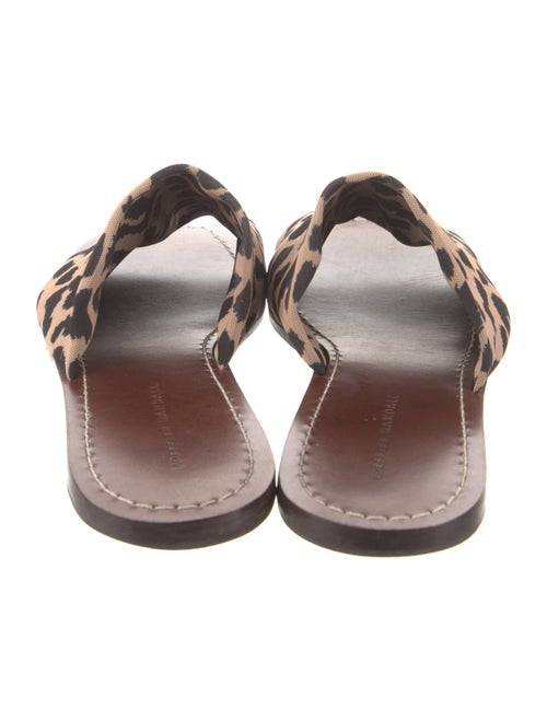 Loeffler Randall Animal Print Slides