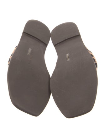 Loeffler Randall Animal Print Slides