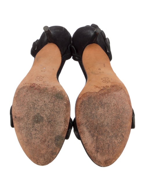 Loeffler Randall Suede Scalloped Accent Sandals