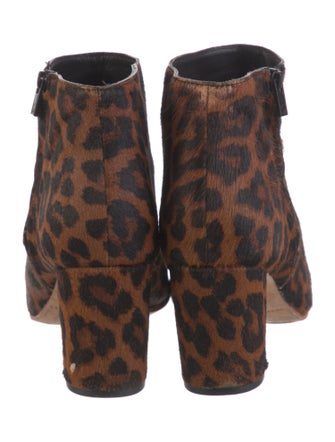 Loeffler Randall Ponyhair Animal Print Boots