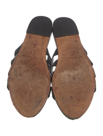 Loeffler Randall Leather Slides