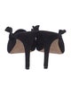 Loeffler Randall Suede Ruffle Embellishment Mules