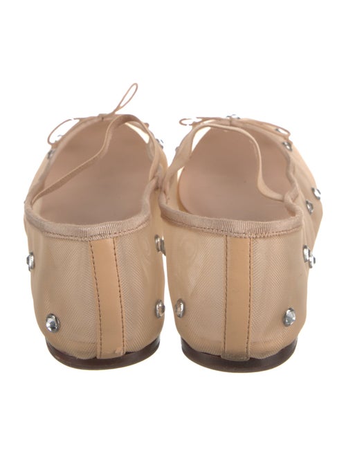 Loeffler Randall Mesh Crystal Embellishments Mary Jane Flats