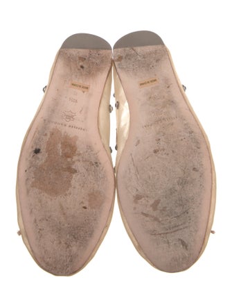 Loeffler Randall Mesh Crystal Embellishments Mary Jane Flats