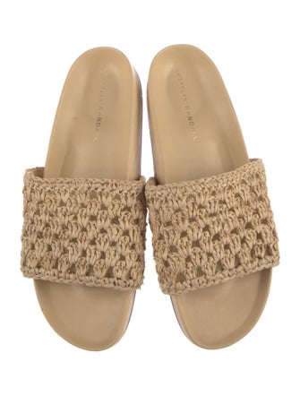 Loeffler Randall Straw Slides