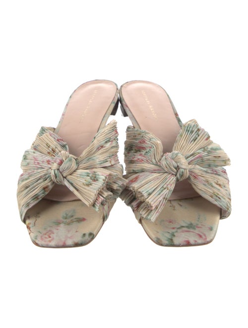 Loeffler Randall Floral Print Slides