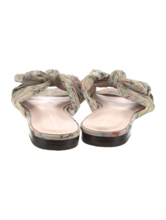 Loeffler Randall Floral Print Slides