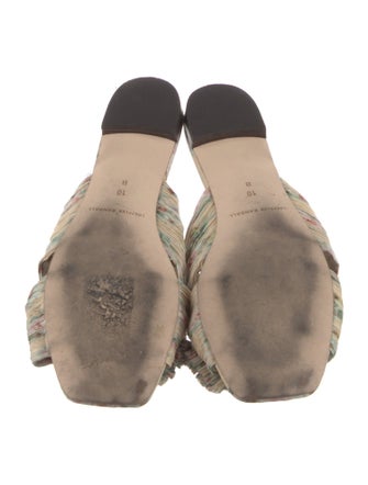 Loeffler Randall Floral Print Slides