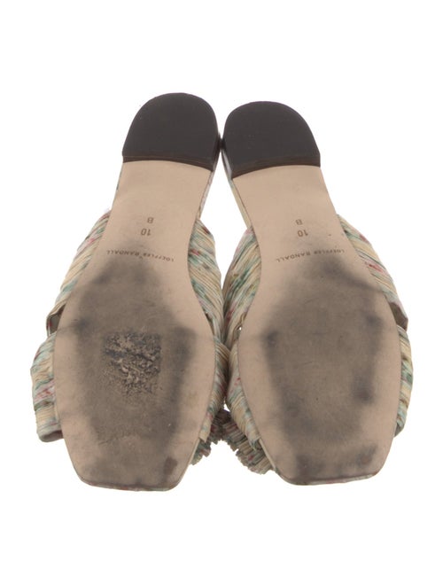 Loeffler Randall Floral Print Slides