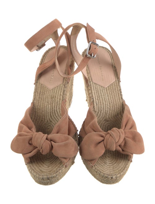 Loeffler Randall Suede Bow Accents Espadrilles