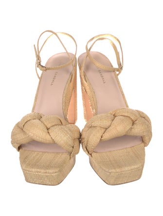 Loeffler Randall Straw Braided Accents Espadrilles