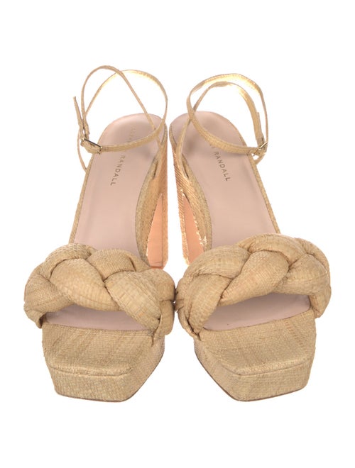 Loeffler Randall Straw Braided Accents Espadrilles