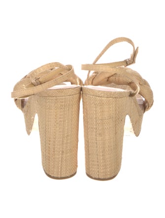 Loeffler Randall Straw Braided Accents Espadrilles