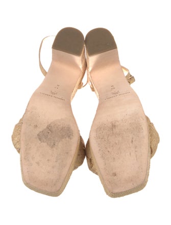 Loeffler Randall Straw Braided Accents Espadrilles